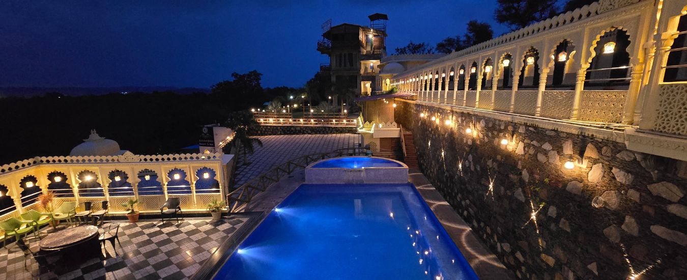 Badi Garh Palace exterior view with grand entrance